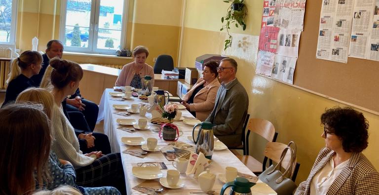 Spotkanie z pedagogami szkół podstawowych w HP we Wrześni