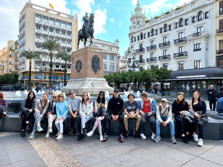 Stażyści z Giżycka i Olecka w  Torremolinos