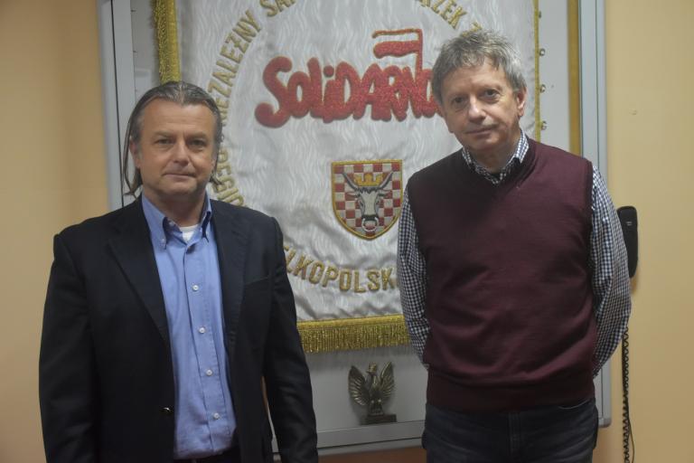 Spotkanie Zastępcy Wielkopolskiego Wojewódzkiego Komendanta OHP z Przewodniczącym Zarządu Regionu NSZZ „Solidarność”
