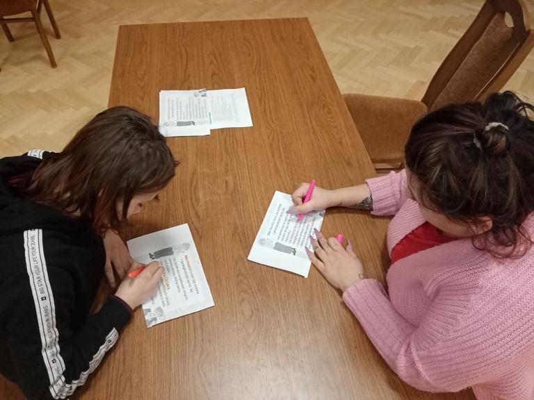 Co wpływa na nasz charakter? – zajęcia w OSiW w Iwoniczu