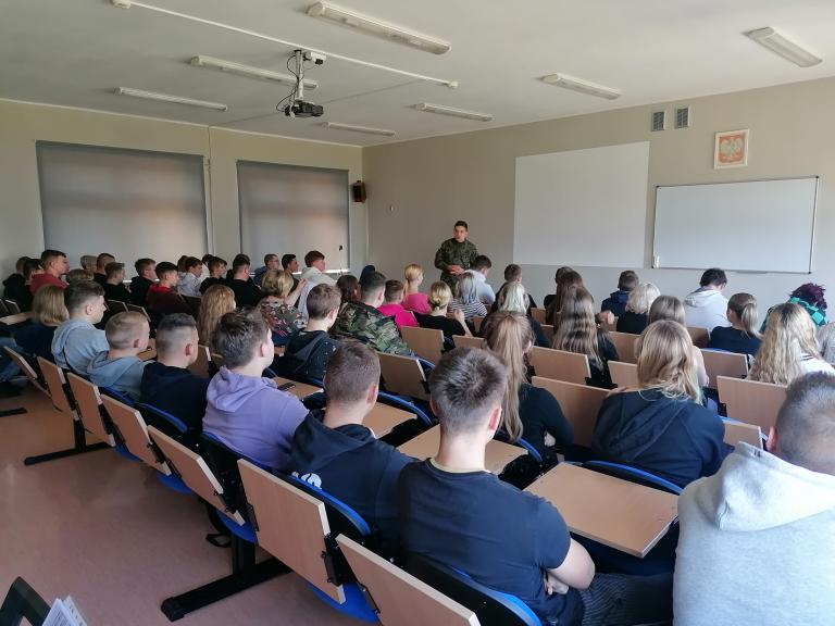 Spotkanie z przedstawicielem Wojskowego Centrum Rekrutacji w Kaliszu