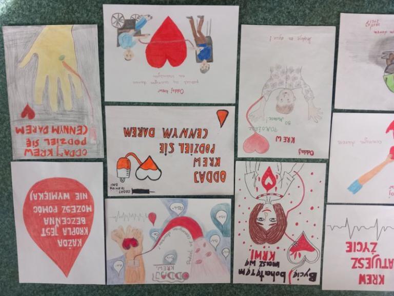 „Oddaj krew, podziel się cennym darem na Walentynki”