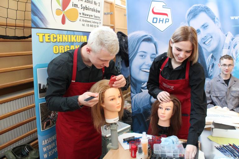 Młodzież z Centrum w Szczawnicy na Targach Edukacyjnych