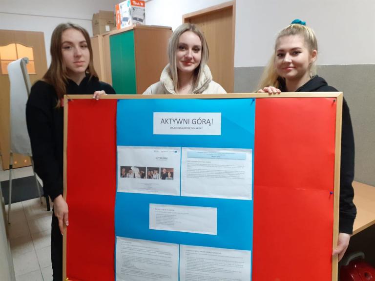 Rekrutacja i promocja projektu „Aktywni górą” w Dębicy
