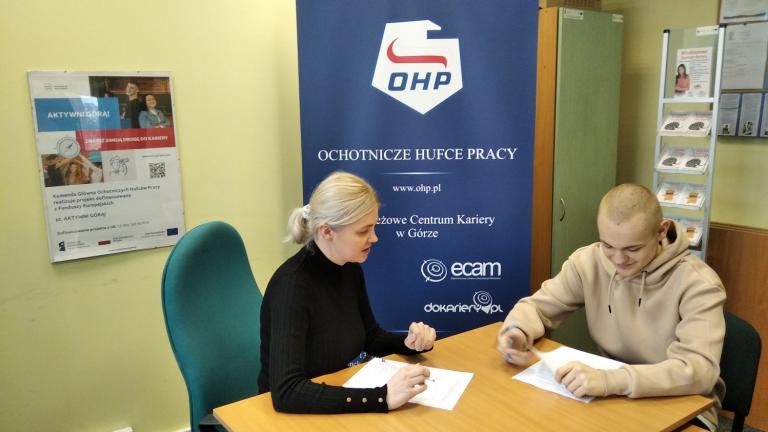 Projekt „Aktywni Górą!” - doradztwo zawodowe w MCK OHP Góra