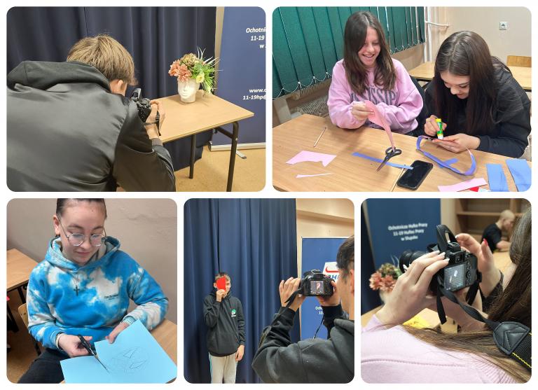 Koło fotograficzne w 11-19 Hufcu Pracy w Słupsku