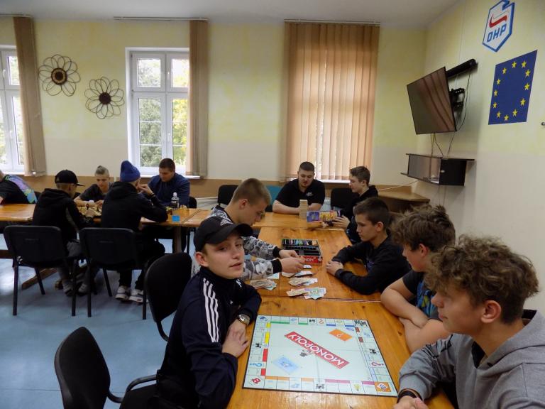 Wieczór z grami w Ośrodku Szkolenia i Wychowania w Próchnowie 