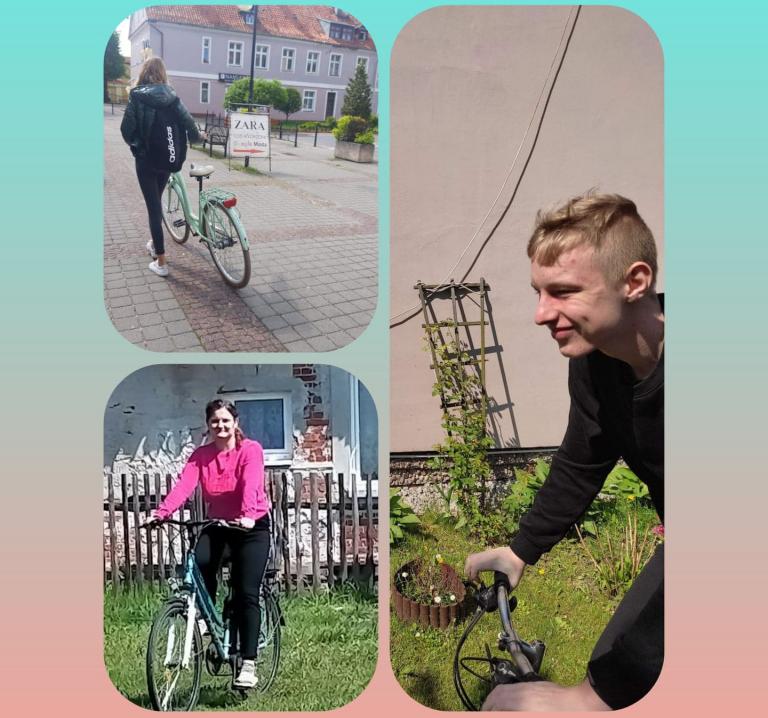 Do pracy jadę rowerem !