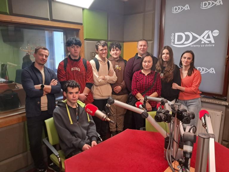 Wizyta studyjna w Radiu Doxa w Opolu