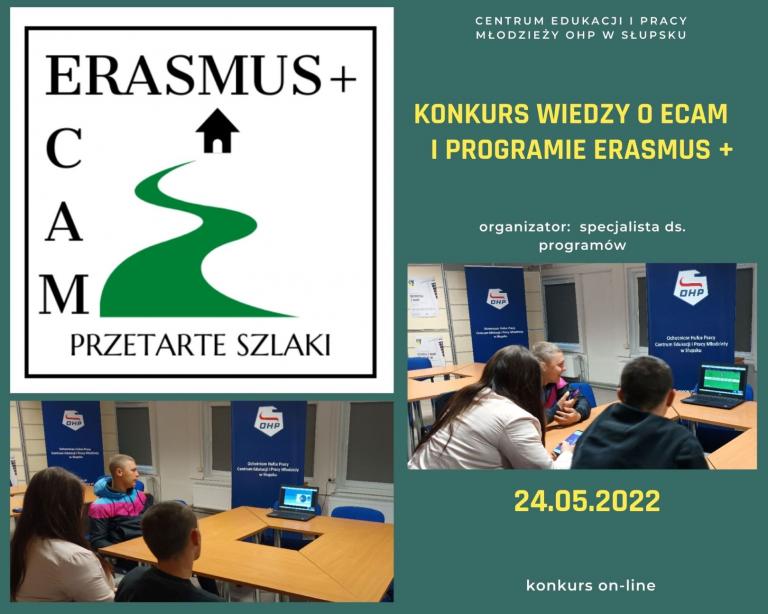 Konkurs Wiedzy o ERASMUS+ i ECAM „Przetarte Szlaki”