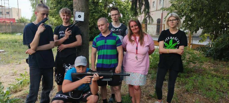 Zajęcia strzeleckie w Ośrodku Szkolenia i Wychowania w Niechanowie