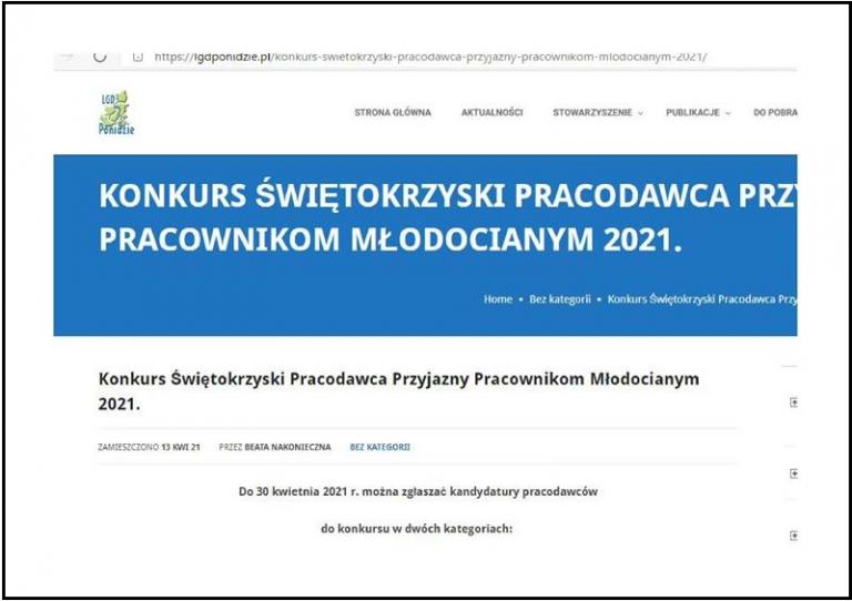 PROMOCJA KONKURSU DLA PRACODAWCÓW W PIŃCZOWIE