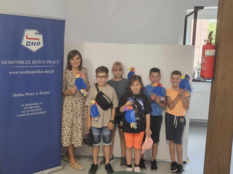 Rozpoczęcie wakacji w śremskim Hufcu Pracy 