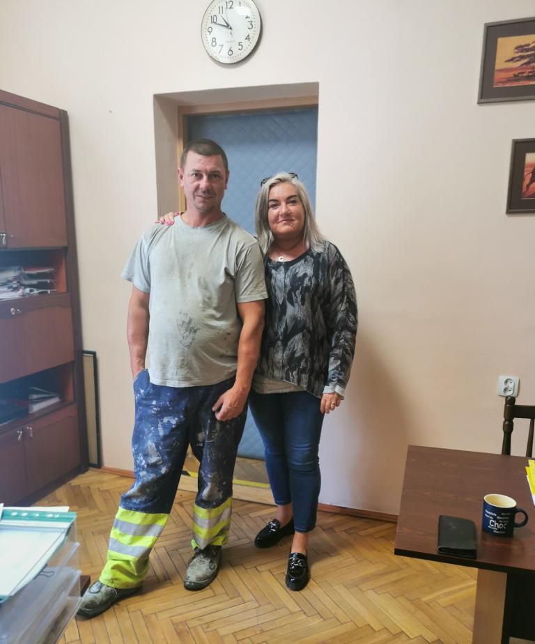 Odwiedziny absolwenta w Ośrodku Szkolenia i Wychowania w Niechanowie