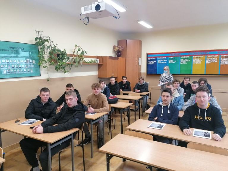 Zajęcia profilaktyczne  dla uczestników  9-9 Hufca Pracy Krosno