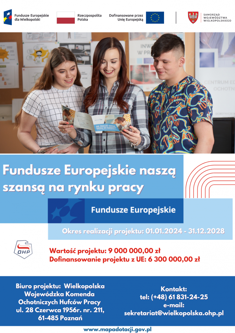 Fundusze Europejskie naszą szansą na rynku pracy 