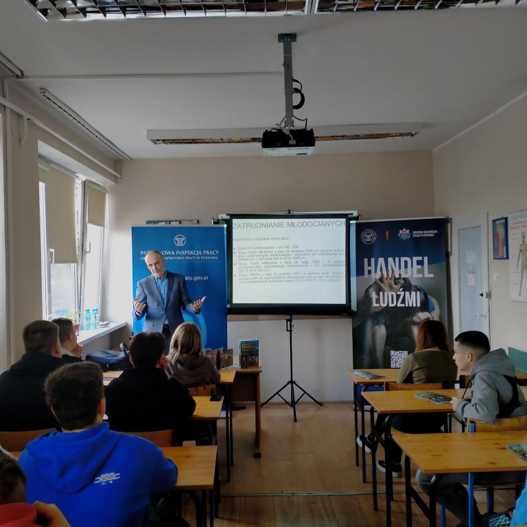 Spotkania profilaktyczne w wolsztyńskim Hufcu Pracy