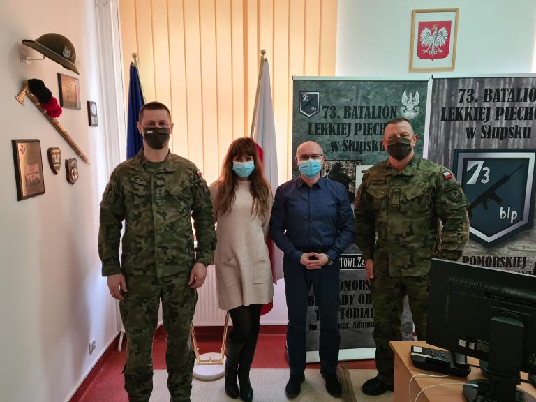 Rozmowy 11-19 Hufca Pracy z 7 Pomorską Brygadą Obrony Terytorialnej