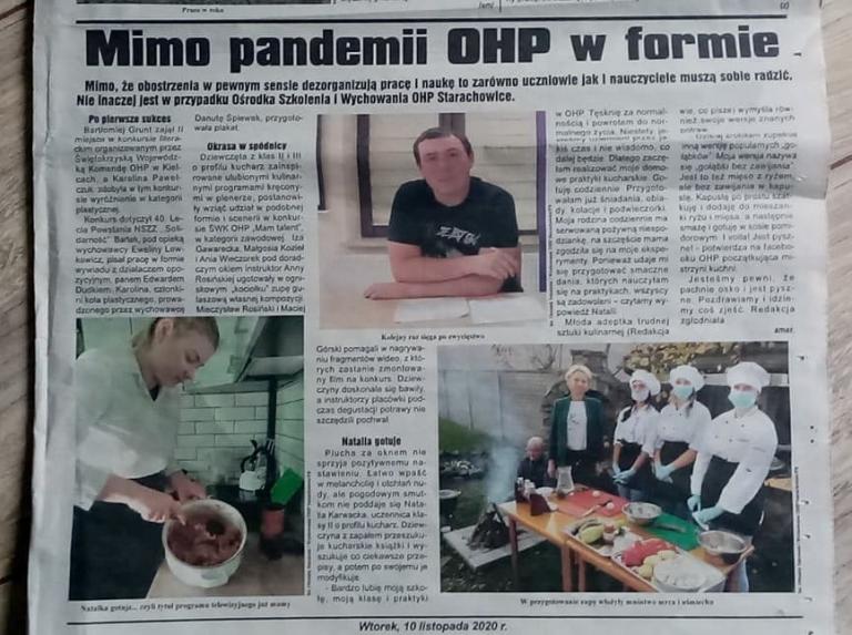 OSIW STARACHOWICE W LOKALNEJ PRASIE
