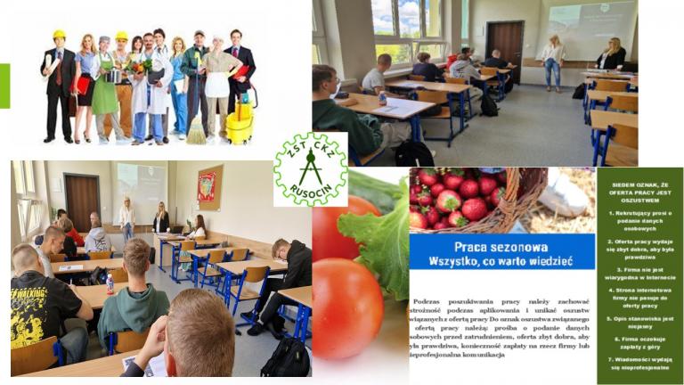 MCK Pruszcz Gdański na spotkaniu w Zespole Szkół Technicznych Centrum Kształcenia Zawodowego w Rusocinie