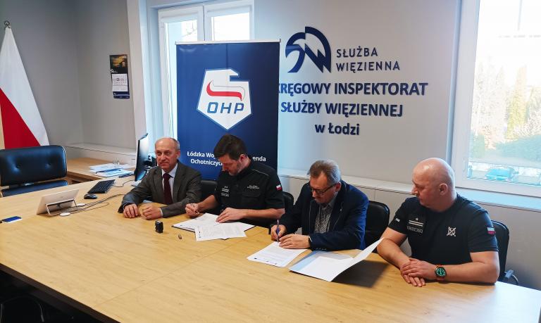 Porozumienie pomiędzy Łódzką Komendą OHP a Okręgowym Inspektoratem Służby Więziennej w Łodzi na rzecz resocjalizacji i reintegracji społecznej osadzonych