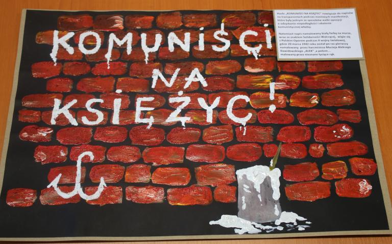 „Komuniści na księżyc” - Rozstrzygnięcie Konkursu Wojewódzkiego na plakat  ”Solidarność Walcząca – droga do wolności” 