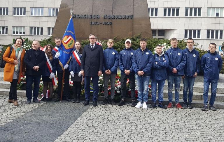 Uroczyste obchody urodzin Wojciecha Korfantego w Katowicach