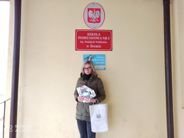 Promocja MCK w szkole podstawowej w Śremie