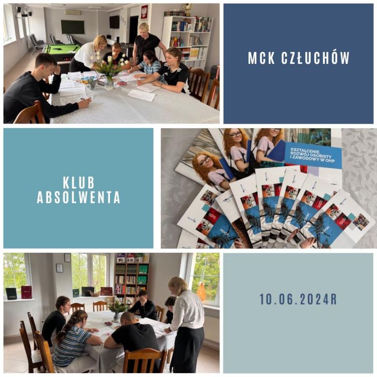 Spotkanie z tegorocznymi absolwentami w Klubie Absolwenta w Człuchowie