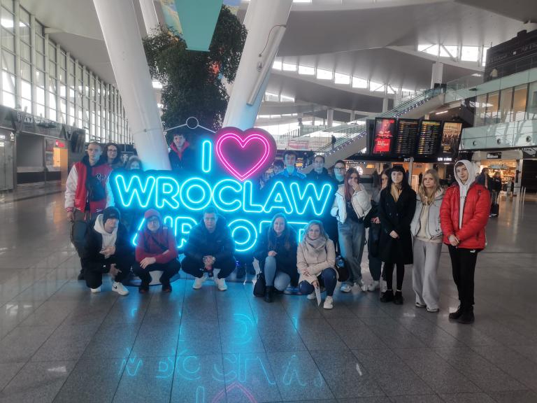 Wycieczka zawodoznawcza do portu lotniczego we Wrocławiu
