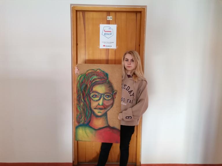 Uczestniczka 11-7 Hufca Pracy w Gdańsku laureatką wojewódzkiego konkursu plastycznego „Witkacy widziany oczami młodzieży”