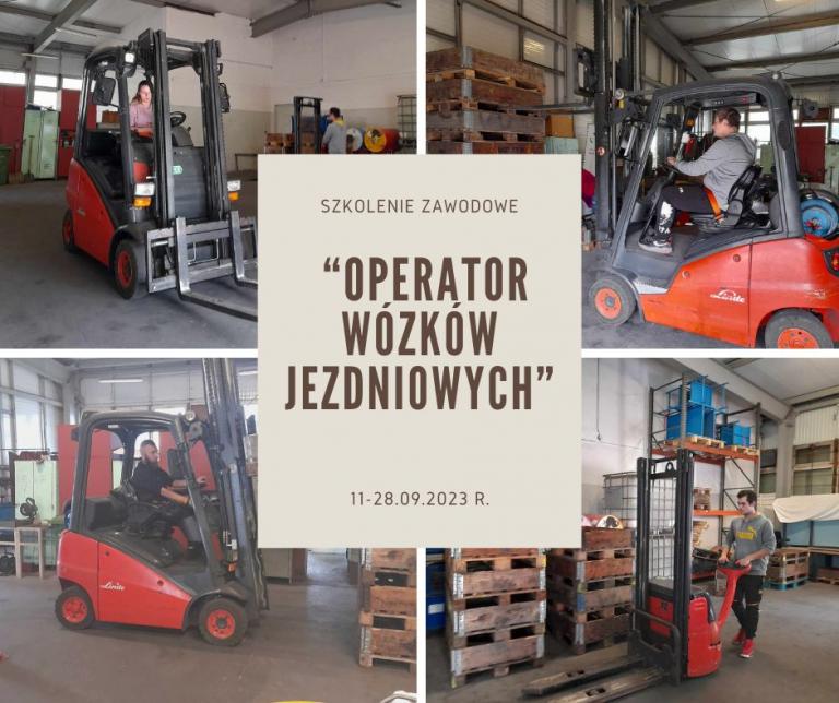 Szkolenie dla uczestników i absolwentów OHP pn. „Operator wózków jezdniowych”