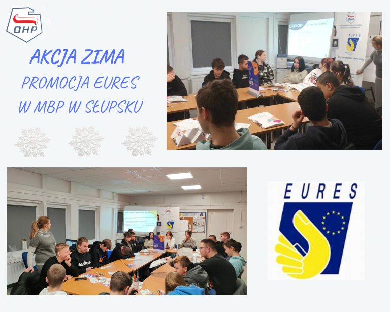 Promocja Europejskiego Portalu Mobilności Zawodowej, oferowanego przez Ochotnicze Hufce Pracy w ramach kampanii z okazji 30-lecia EURES