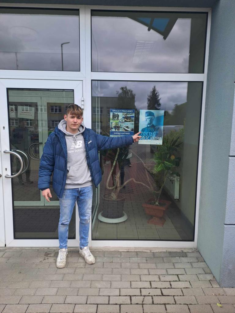Wycieczka zawodoznawcza do Komendy Powiatowej Policji w Oleśnie