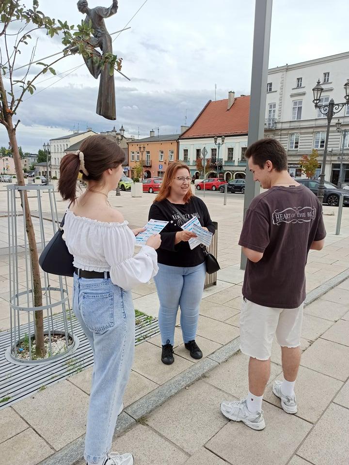 Punkt konsultacyjny „Pod chmurką” na Starym Mieście w Częstochowie
