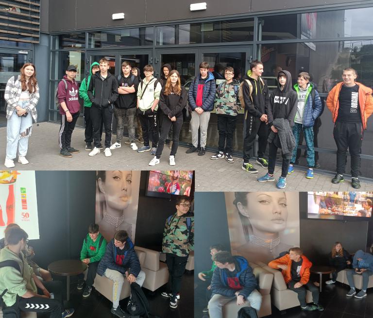 Młodzież 11-19 Hufca Pracy w Słupsku w Multikinie
