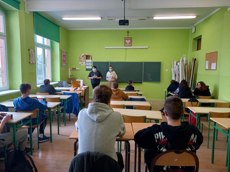 Warsztaty zawodoznawcze z ósmoklasistami w Krotoszynie