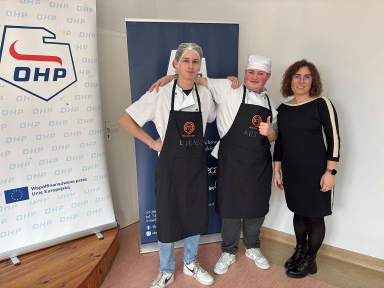 Udział przemkowskich uczestników w konkursie kulinarnym „Mały Masterchef”    