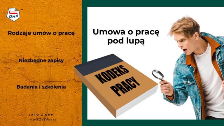 Kolejne letnie warsztaty on-line w MCK w Mysłakowicach nt. Zawarcie umowy o pracę