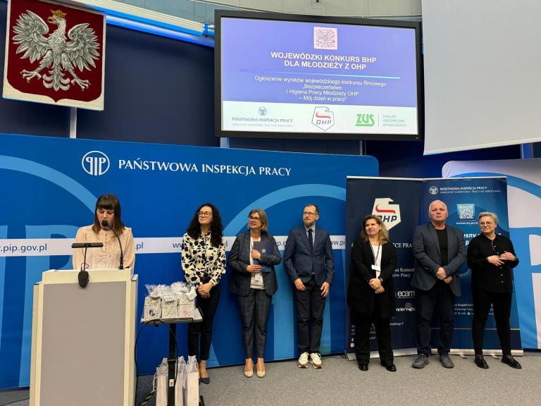 Tylko bezpieczeństwo się liczy, czyli finałowe rozstrzygnięcia Wojewódzkiego Konkursu BHP dla Młodzieży z OHP oraz Wojewódzkiego konkursu filmowego w zakresie BHP