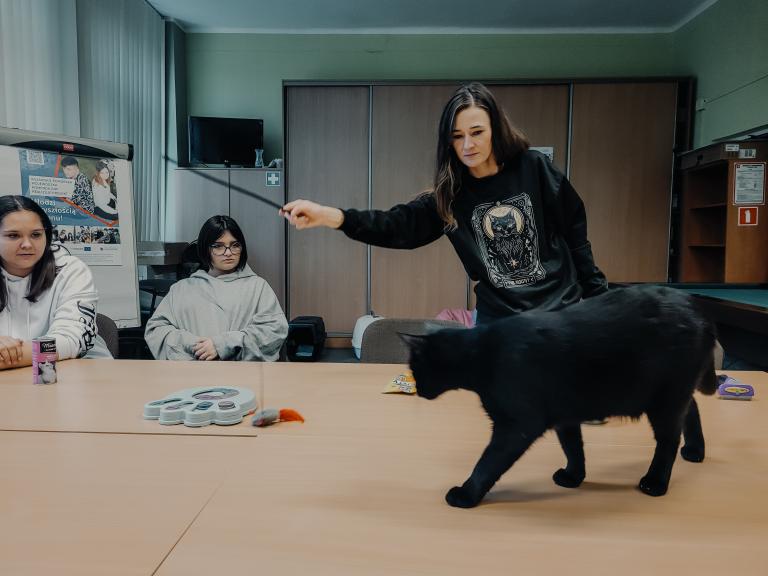 „Kocie sprawki” - zajęcia edukacyjno – profilaktyczne z kotem