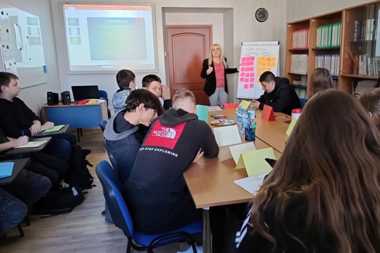 Suwałki: Zajęcia z doradztwa zawodowego.