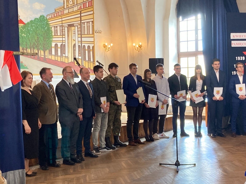 Rozdanie stypendium