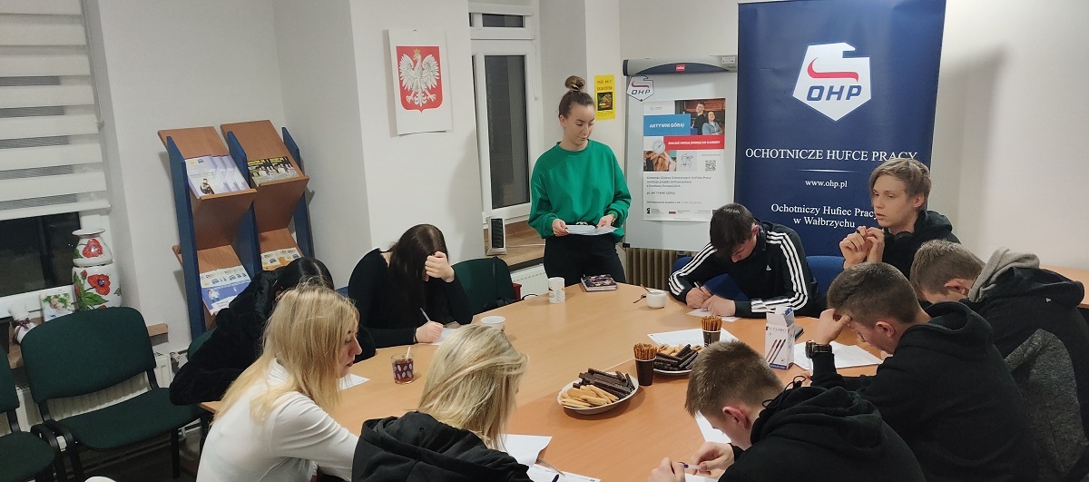 Projekt „Aktywni Górą” – dalsze działania w Hufcu Pracy Wałbrzych