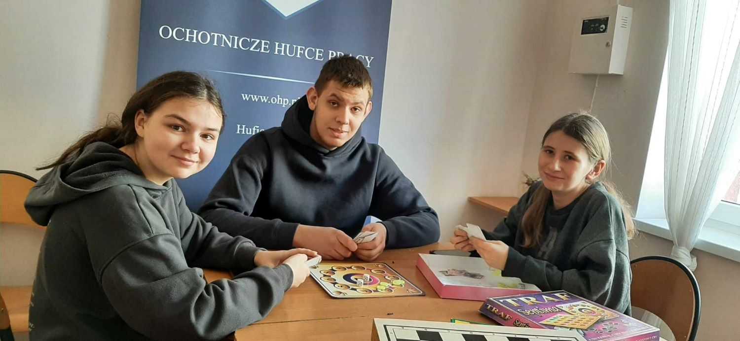 Planszówka jest dobra na wszystko, czyli ferie z OHP w górowskim Hufcu Pracy