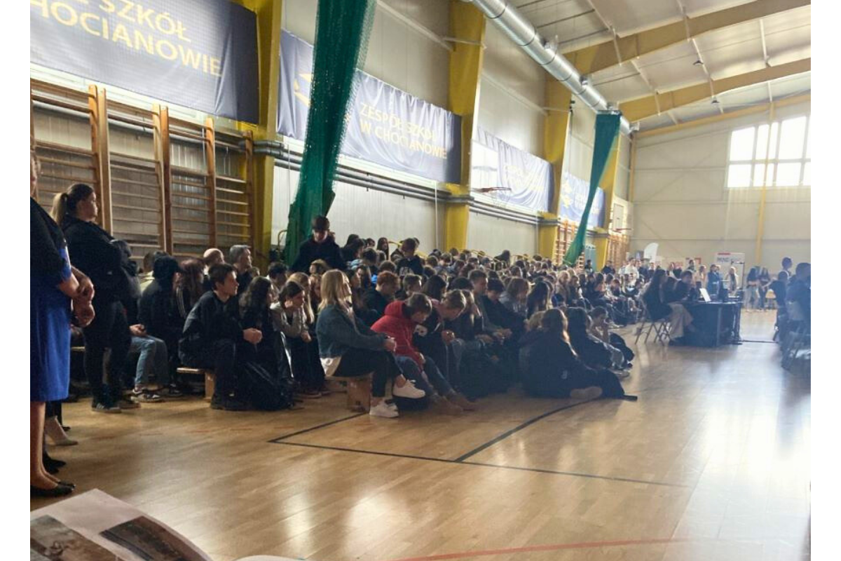 Uczestnicy Targów Pracy i Edukacji w Zespole Szkół w Chocianowie 