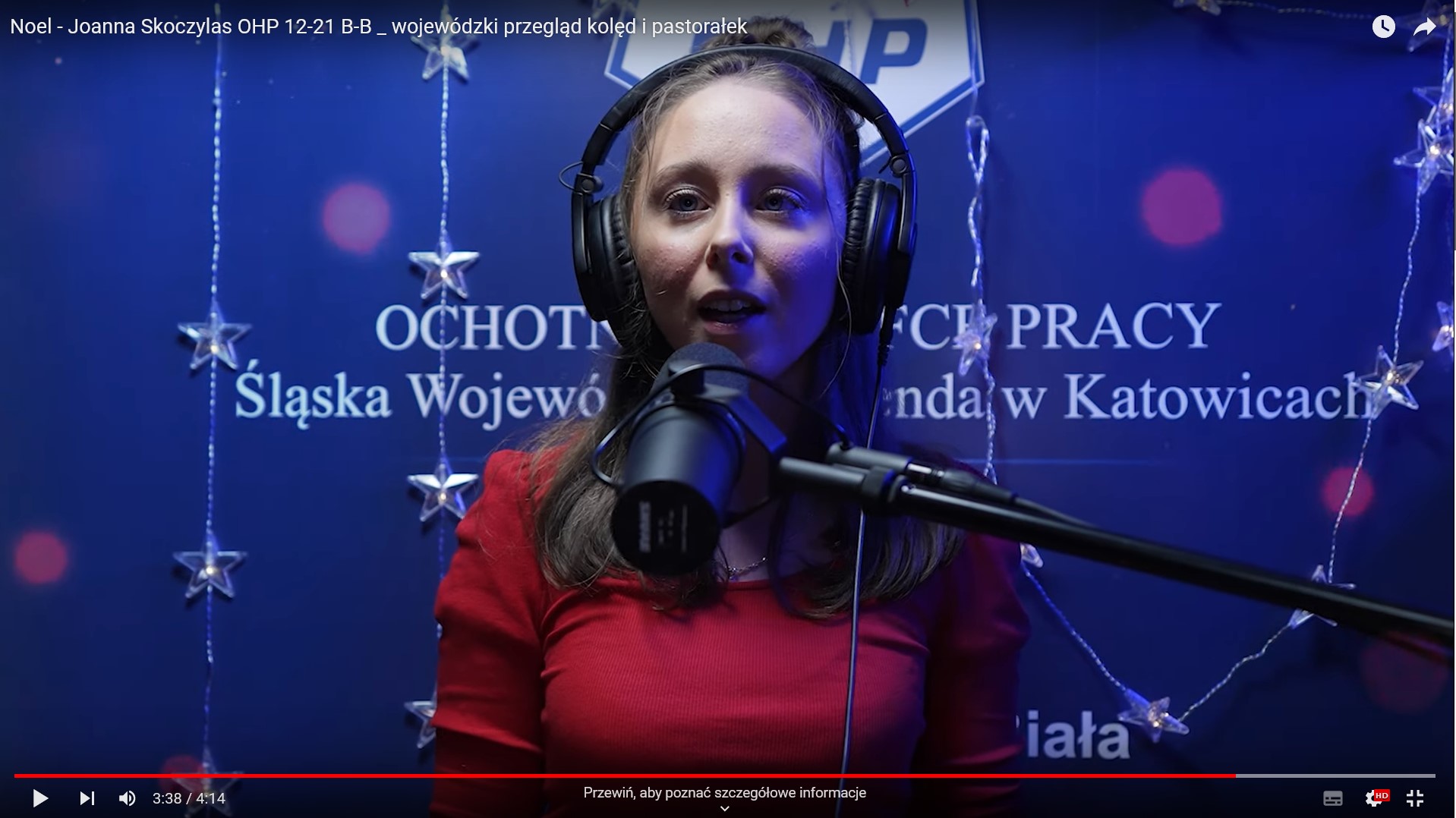 Noel Joanna Skoczylas OHP 12 21 B B wojewódzki przegląd kolęd i pastorałek