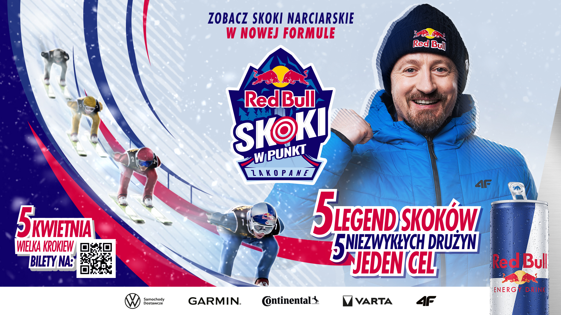 Plakat Red Bull Skoki w Punkt