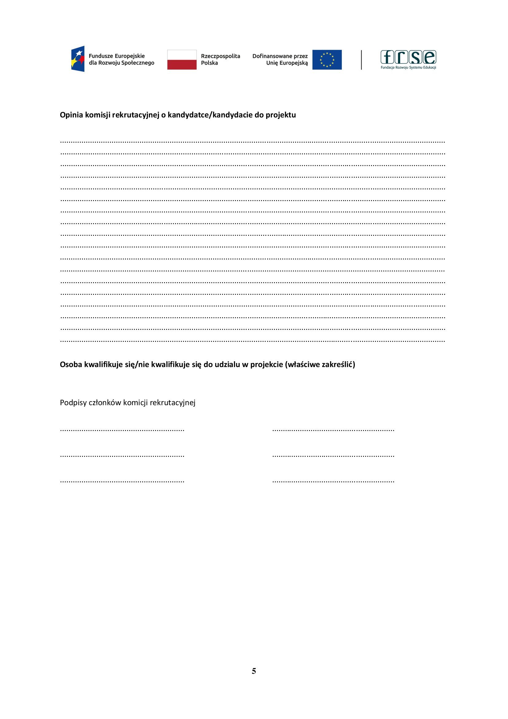 FORMULARZ ZGŁOSZENIOWY DLA ABSOLWENTA 00005