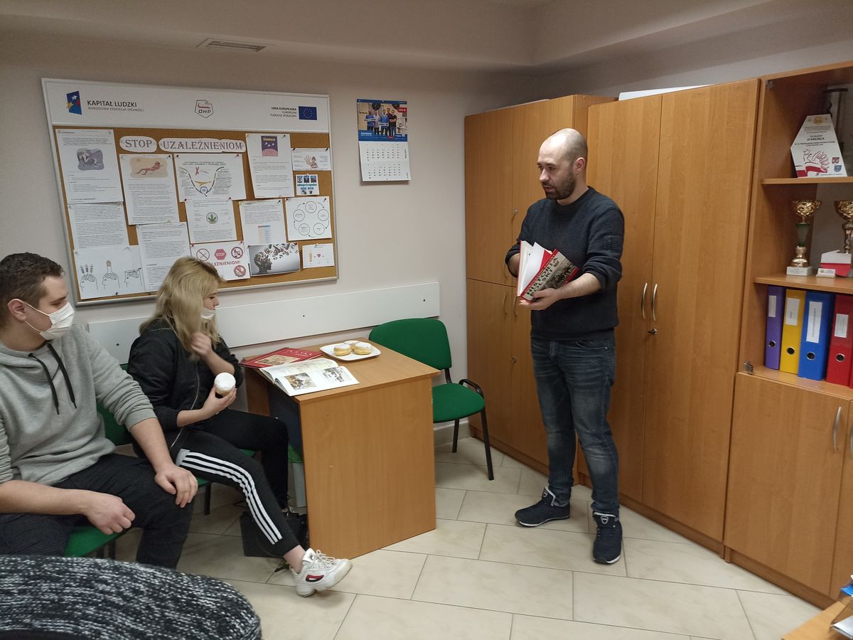 Fot. 2 ZAJĘCIA HISTORYCZNE W PRZEMYSKIM HP